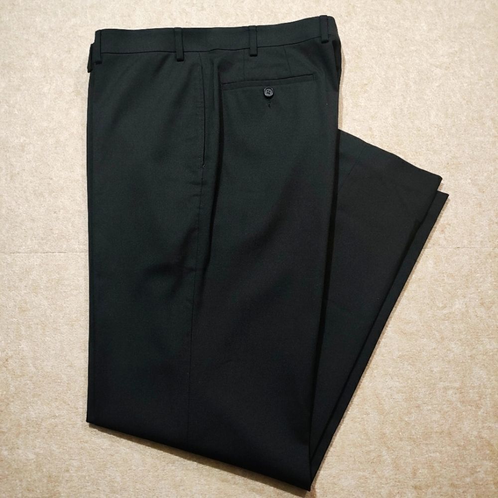 Ralph Lauren Black Formal Dress Pants Straight-Leg -K